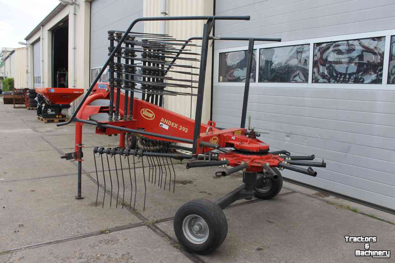 Rake Vicon Andex 393 enkele cirkelhark harkmachine rugger