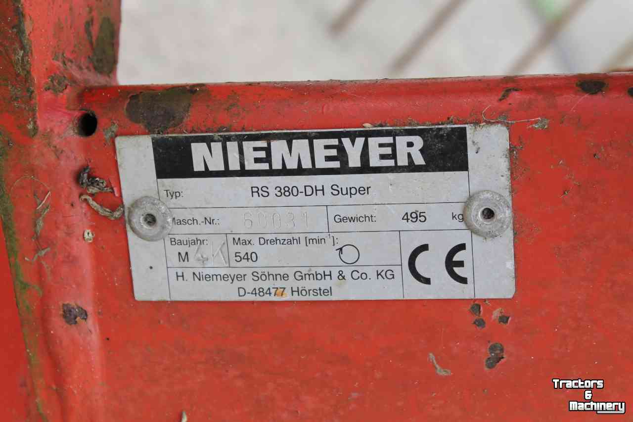 Rake Niemeyer RS380-DH enkel cirkelhark kantelhark defect