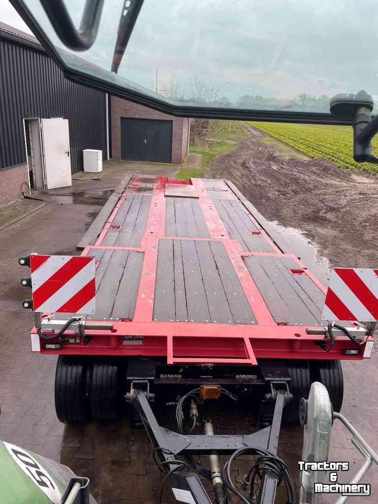 Low loader / Semi trailer  Dieplader 4 asser Twentetrailer