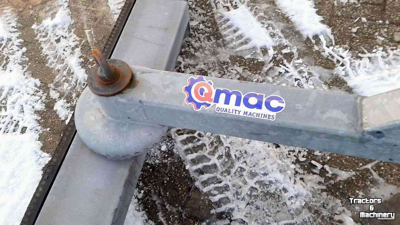 Rubber yard scraper Qmac verstelbare schuif