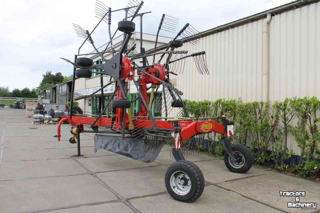 Rake Vicon Andex 784 dubbele cirkelhark wiersmachine hark rugger (Swatmaster 7841)