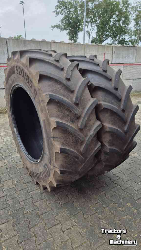 Wheels, Tyres, Rims & Dual spacers Continental 520/85R38 Tractor 85 gebruikte banden 18mm