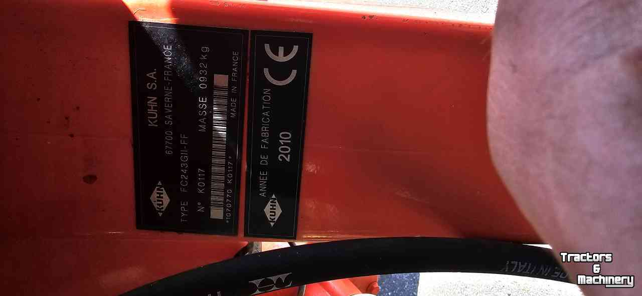 Mower Kuhn Fc 243 GII Liftcontrol