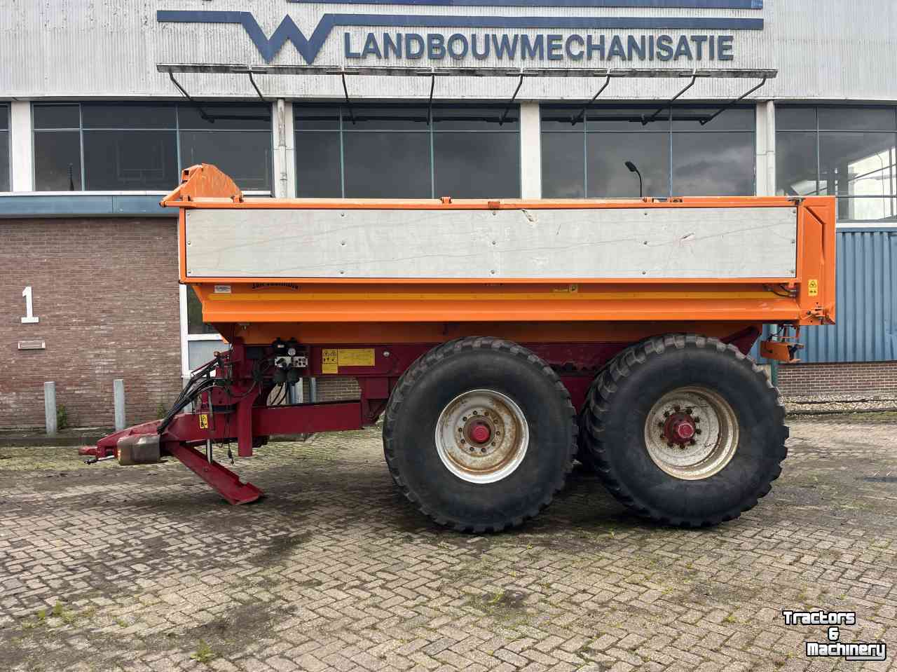Dumptrailer Veenhuis JVZK 23000 grondkipper