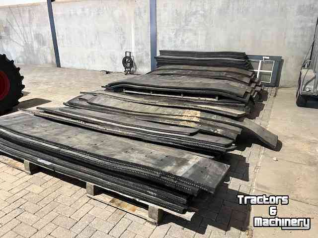 Rubber yard scraper  rubber strip , slijt rubber , rubber tbv schuif