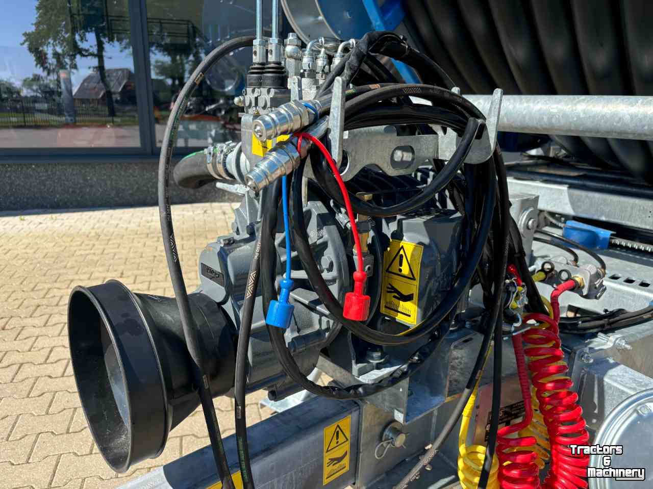 Irrigation hose reel Ocmis VR7R 125-570 beregeningshaspel