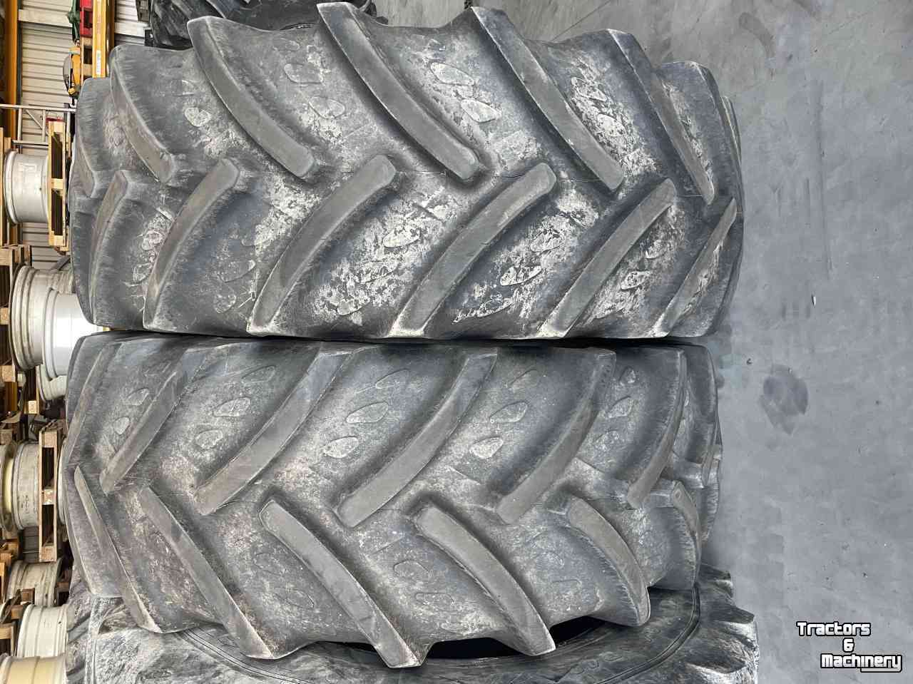 Wheels, Tyres, Rims & Dual spacers Kleber Finkers 620/70R42 80%