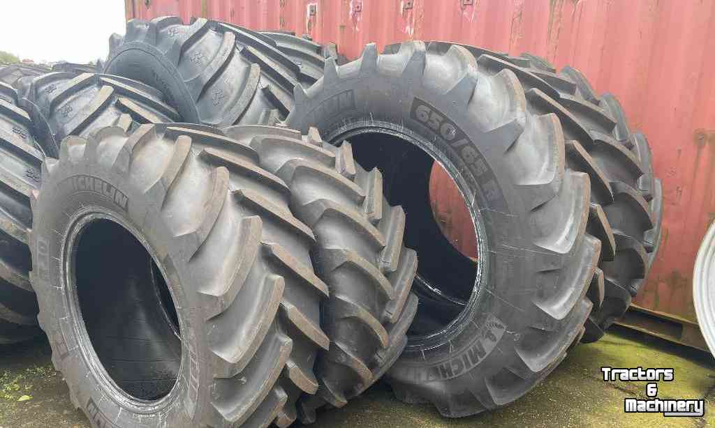 Wheels, Tyres, Rims & Dual spacers Michelin 650/65R42 + 540/65R30 100% Multibib