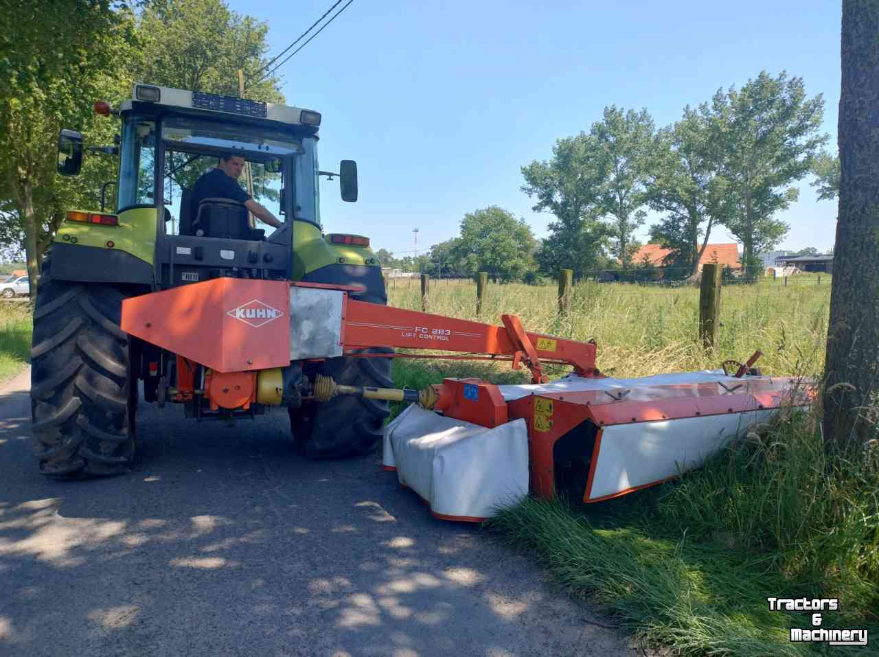 Mower Kuhn FC 283 Lift Control