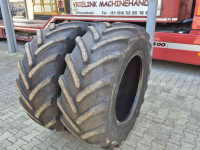 Wheels, Tyres, Rims & Dual spacers Bridgestone VF540/65R30 met 25mm