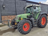 Tractors Fendt 716 COM 1 Vario Tractor + Herder Frame