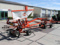 Rake Kuhn GA6622 dubbele cirkelhark wiersmachine hark rugger zijafleg treintjeshark