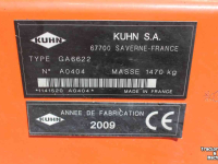 Rake Kuhn GA6622 dubbele cirkelhark wiersmachine hark rugger zijafleg treintjeshark