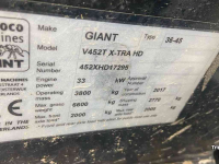 Wheelloader Giant V 452 T HD X-Tra Shovel