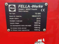 Rake Fella TS 880 dubbele hark/duiner