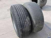Wheels, Tyres, Rims & Dual spacers Michelin 385/65R22.5 Michelin XZA en Good-Year G465 truckbanden aanhangerbanden trailerbanden op wiel velg 6-gaats