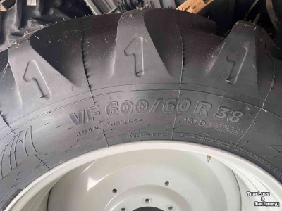 Wheels, Tyres, Rims & Dual spacers Michelin VF 600/60R28 en 480/60R28 xeobib